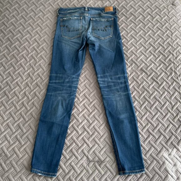 American Eagle Light Blue Super Stretch X Jeggings - Picture 2 of 8